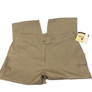 Woolrich Womens Branch 1083 Tan/Taupe Khaki Pants Size 18